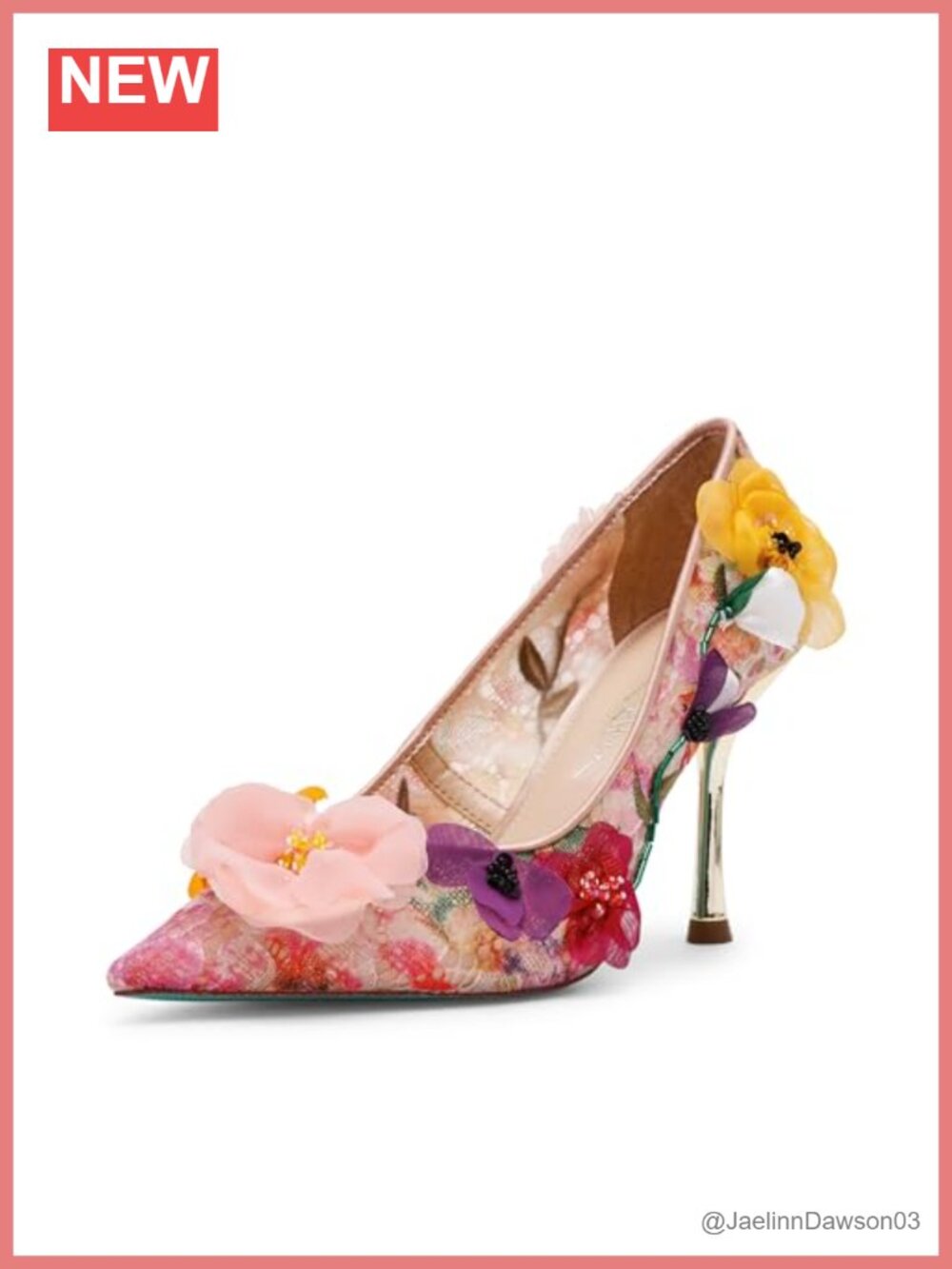 Betsey Johnson Darcy Pointed Toe Stiletto Heels Women's Party Shoes Slip-On